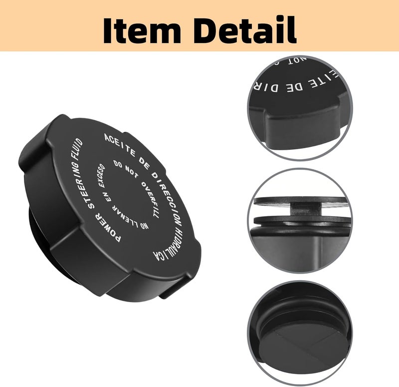 Narcilors Power Steering Reservoir Cap Replacement for Nissan Altima Armada Frontier Maxima Pathfinder Replacement for Infiniti Qx56 99979 9180JA000 491818B400 - Image 3